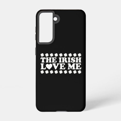 The Irish Love Me Shamrock St Patricks Day Retro Samsung Galaxy S21 Case