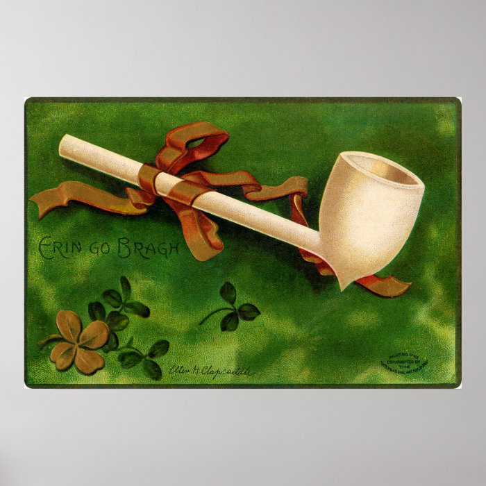 The Irish Pipe St. Patrick's Day Poster