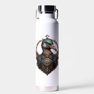 "The Iron Beak: A Steampunk Ibis" Water Bottle