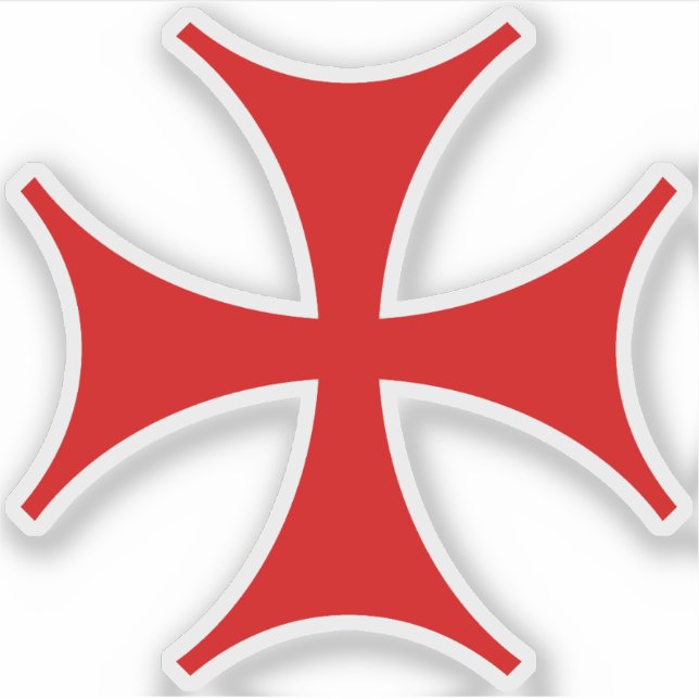 The Iron Cross (red) Sticker (Front)