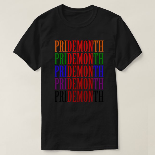 The Iron Demon Pride Month T-Shirt (Design Front)