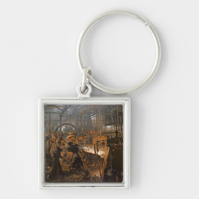 The Iron-Rolling Mill , 1875 Keychain (Front)