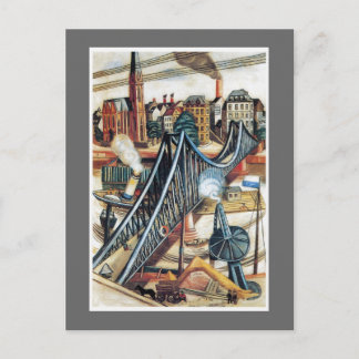 The Ironbridge by Max Beckmann Postcard