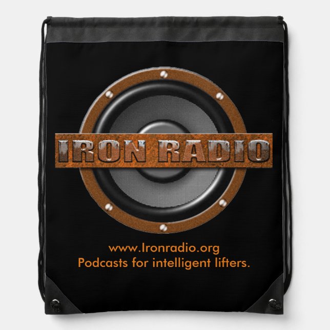 The IronRadio.org backpack is here! (Front)