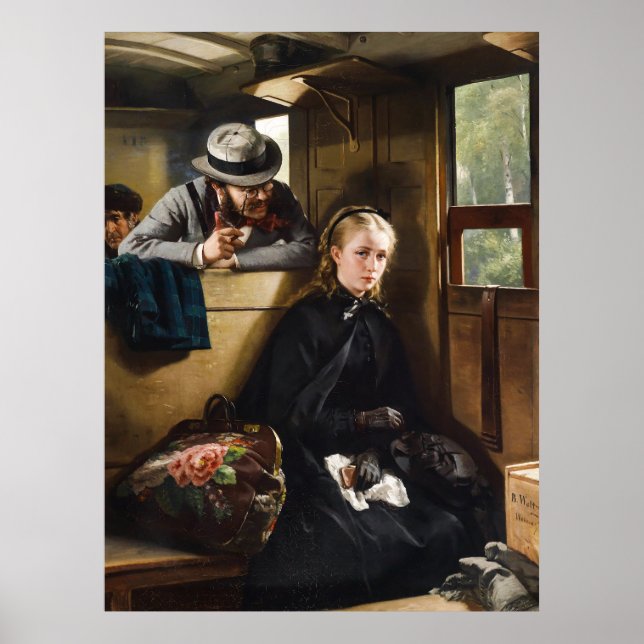 The Irritating Gentleman, 1874 by Berthold Woltze Poster (Front)