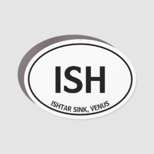 The Ishtar Sink Venus Car Magnet