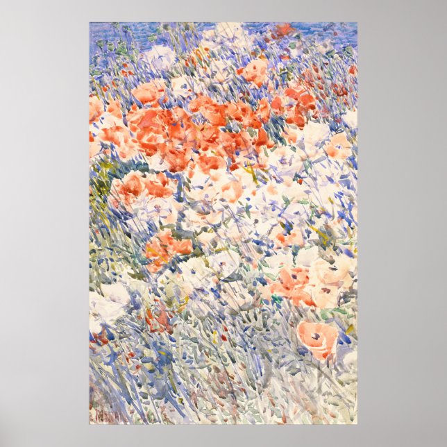 The Island Garden by Childe Hassam. Poster (Front)
