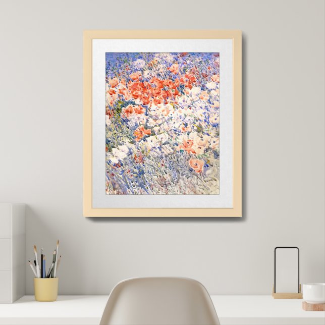 The Island Garden | Childe Hassam Framed Art (Home Office)