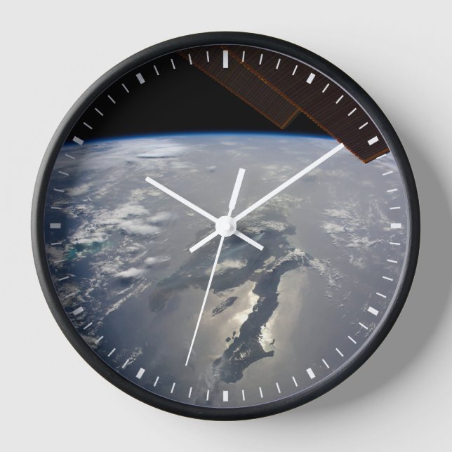 The Island Of Hispaniola With Sunglin Clock (Front)