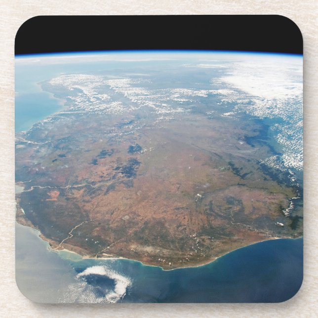 The Island Of Madagascar. Beverage Coaster (Front)