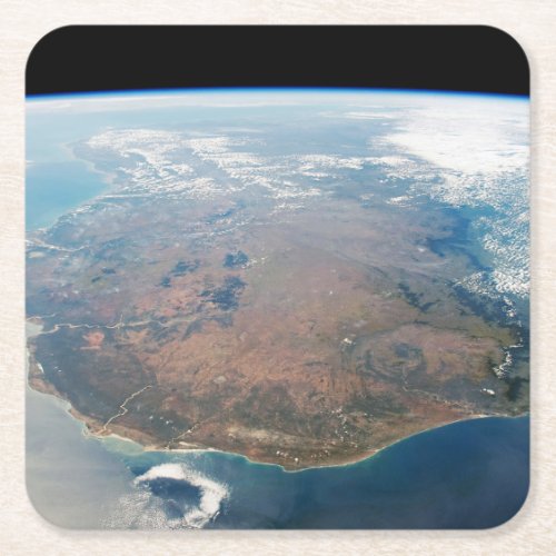 The Island Of Madagascar Square Paper Coaster