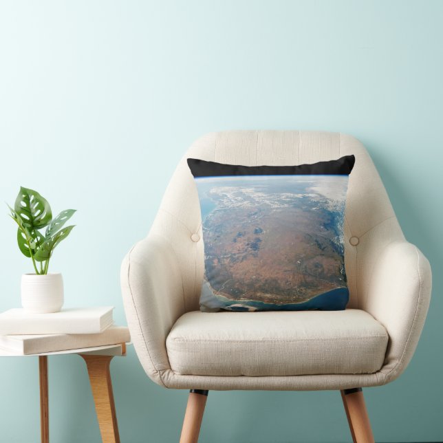 The Island Of Madagascar. Throw Pillow (Chair)