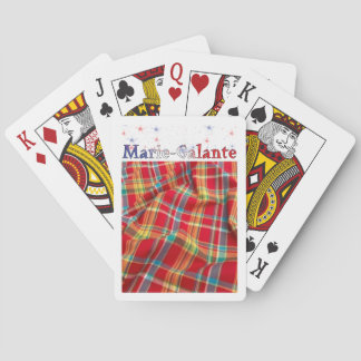 the island of Marie-Galante Poker Cards