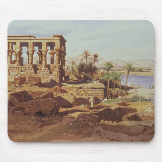 The Island of Philae, 1866 (w/c) Mouse Pad (Front)