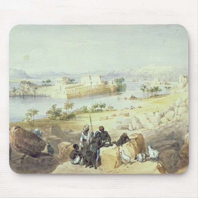 The Island of Philae, looking down the River Nile Mouse Pad (Front)