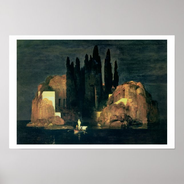 The Isle of the Dead, 1880 (oil on canvas) Poster (Front)
