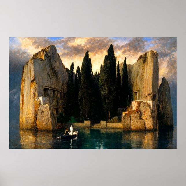 The Isle of the Dead by Arnold Böcklin Poster (Front)