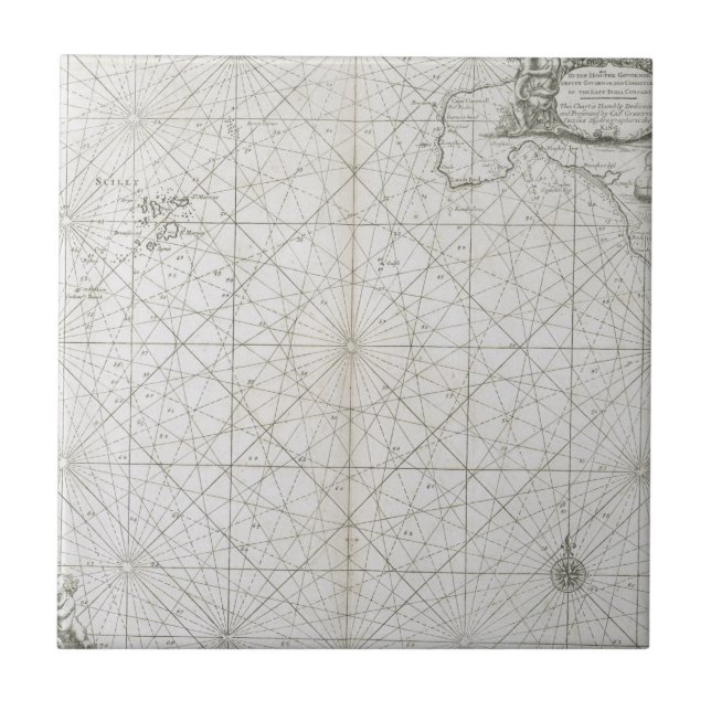 The Isles of Scilly & Cornwall Ceramic Tile (Front)