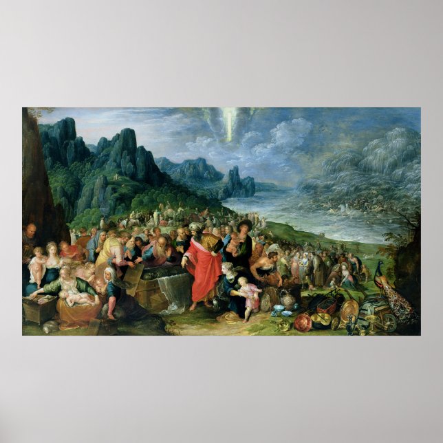 The Israelites on the Bank of the Red Sea, 1621 Poster (Front)