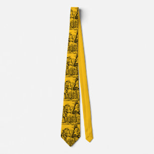 The Israelites Worship a Golden Calf Necktie