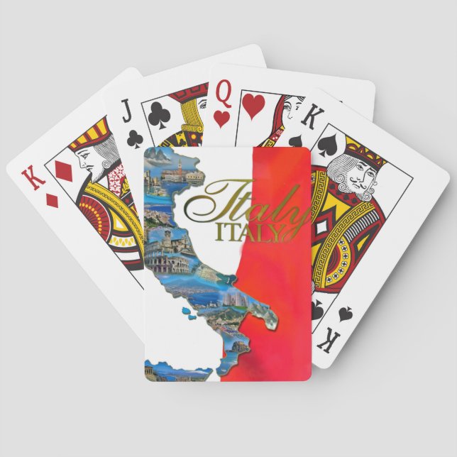 The Italian "Boot" Poker Cards (Back)