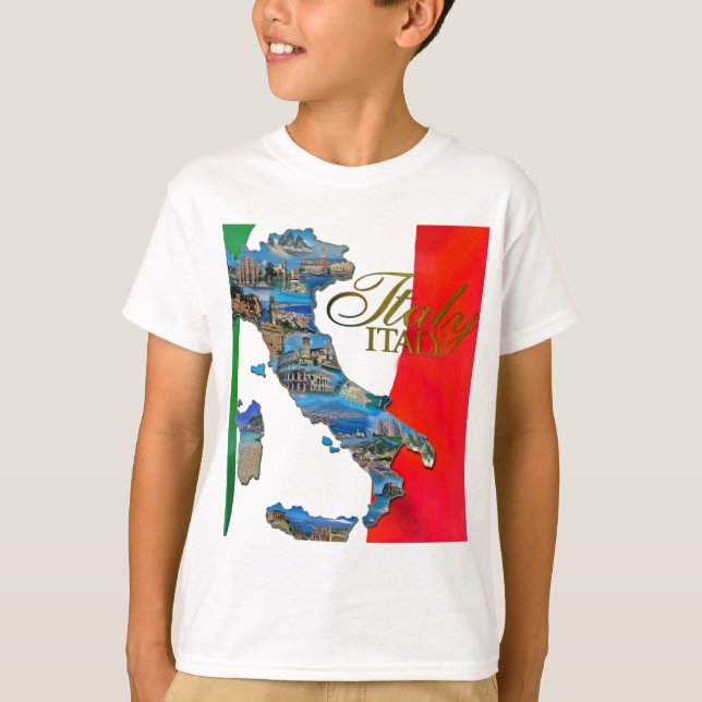 The Italian "Boot" T-Shirt (Front)