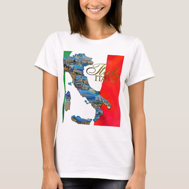 The Italian "Boot" T-Shirt (Front)