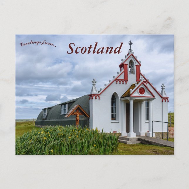 The Italian Chapel Orkney Islands Scotland Postcard (Front)