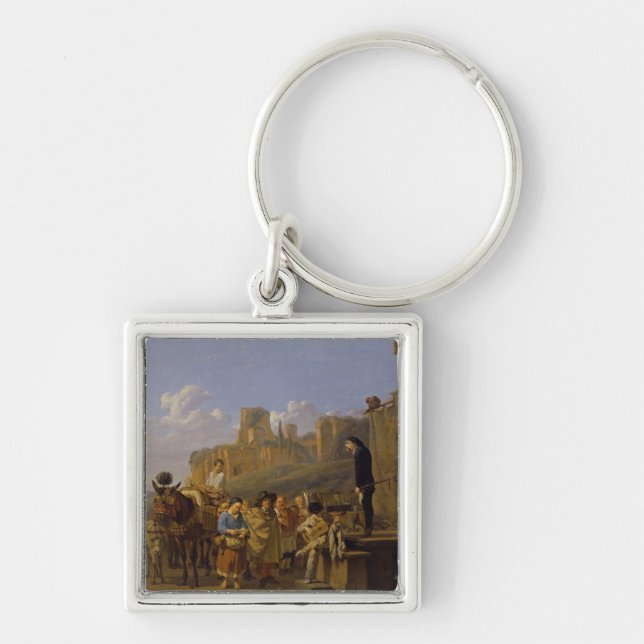 The Italian Charlatans, 1657 Keychain (Front)