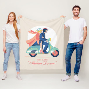 The Italian Dream - The White Lotus Fleece Blanket