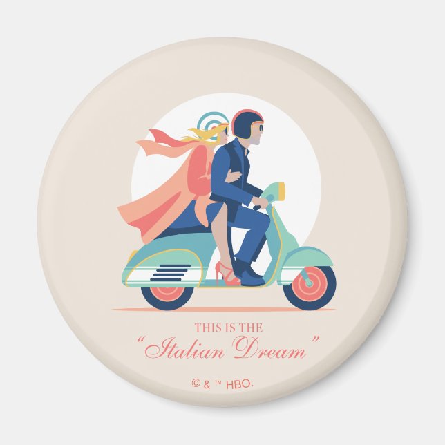 The Italian Dream - The White Lotus Magnet (Front)