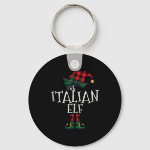 The Italian Elf Matching Family Group Gift Funny C Keychain