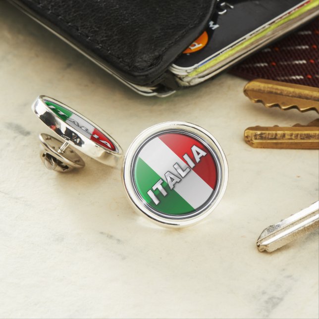 The Italian Flag - La bandiera d'Italia Lapel Pin (In Situ)