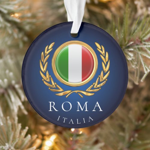 The Italian Flag _ La bandiera dItalia Ornament