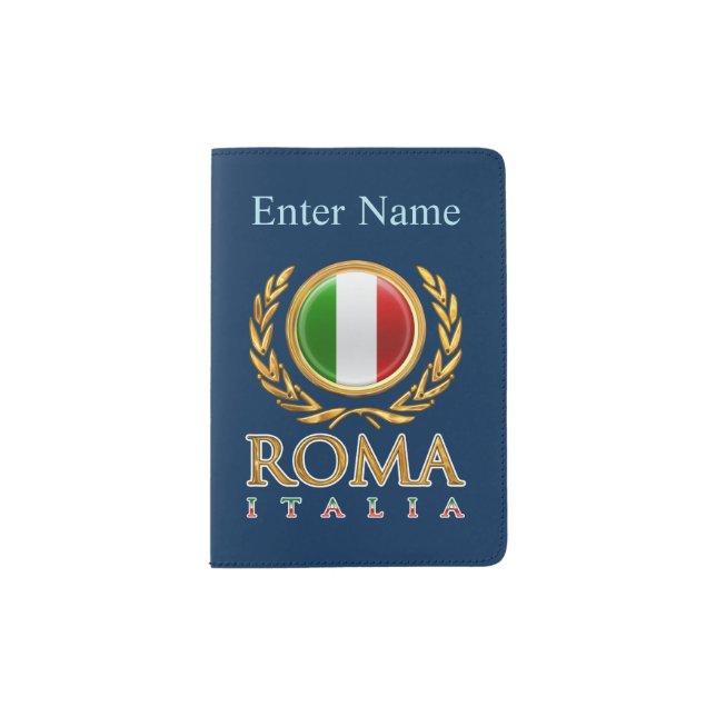 The Italian Flag - La bandiera d'Italia Passport Holder (Front)