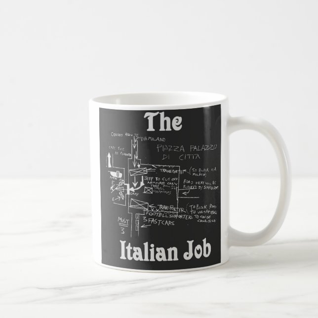 The Italian Job Map Mug (Right)