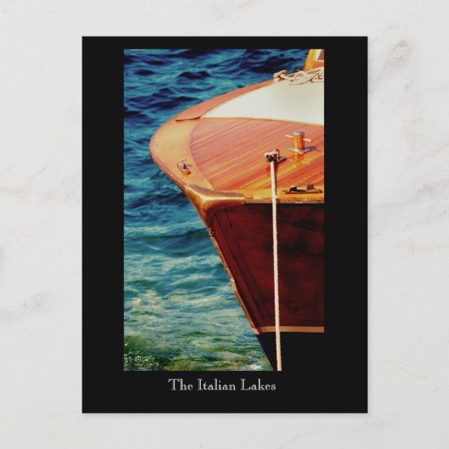 The Italian Lakes, Lake Maggiore. Postcard (Front)