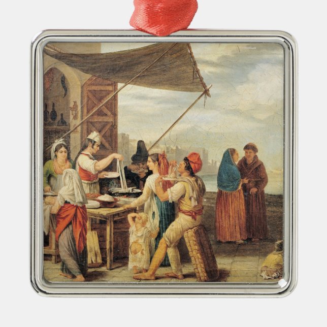The Italian Market Metal Ornament (Front)