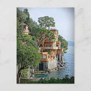 The Italian Riviera - Portofino Postcard