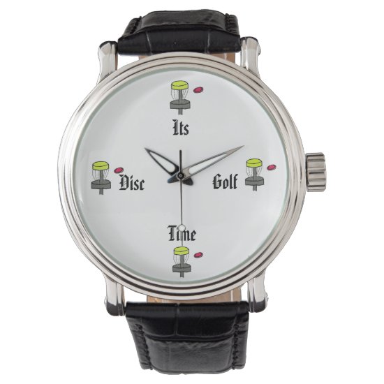 The Its Disc Golf Time wrist watch