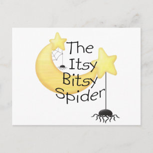 The itsy Bitsy Spider Postcard