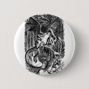 The Jabberwocky Pinback Button