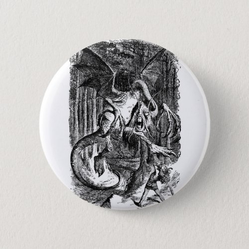 The Jabberwocky Pinback Button