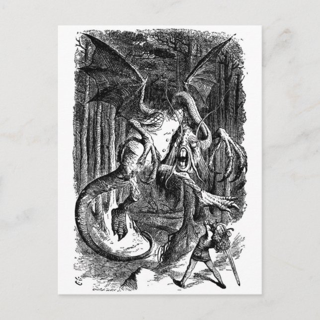 The Jabberwocky Postcard (Front)
