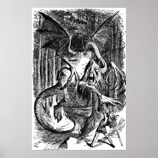 The Jabberwocky Poster | Zazzle