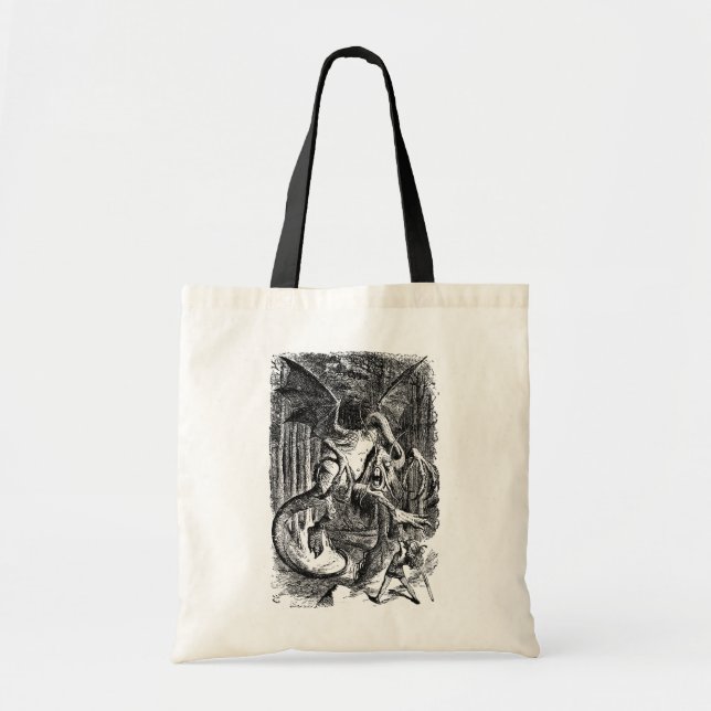 The Jabberwocky Tote Bag (Front)