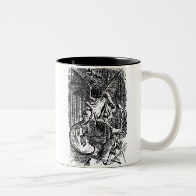 The Jabberwocky Two-Tone Coffee Mug (Right)