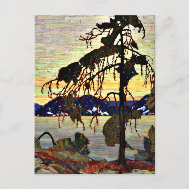 The Jack Pine, famous painting, Postcard (Front)