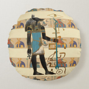 The Jackal Round Pillow