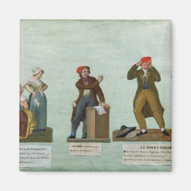 The Jacobin Knitters Magnet (Front)